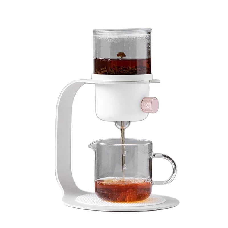 Teapot Glass & Metal Nordic Style 6.8 Oz