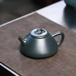 Teapot Handmade Purple Clay Heat-Retaining 6.1 fl oz