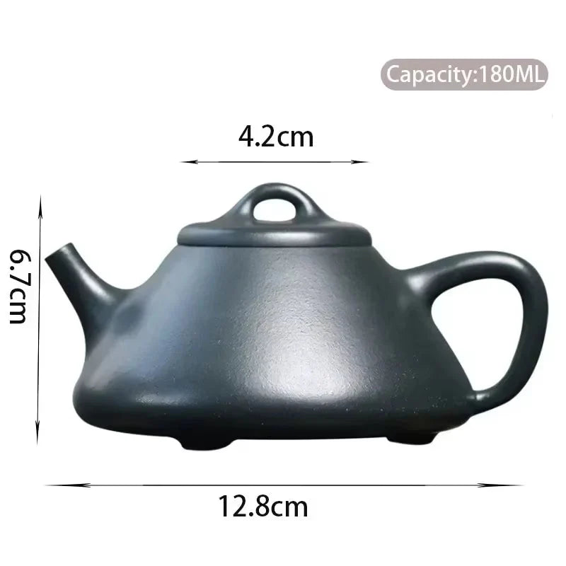Teapot Handmade Purple Clay Heat-Retaining 6.1 fl oz
