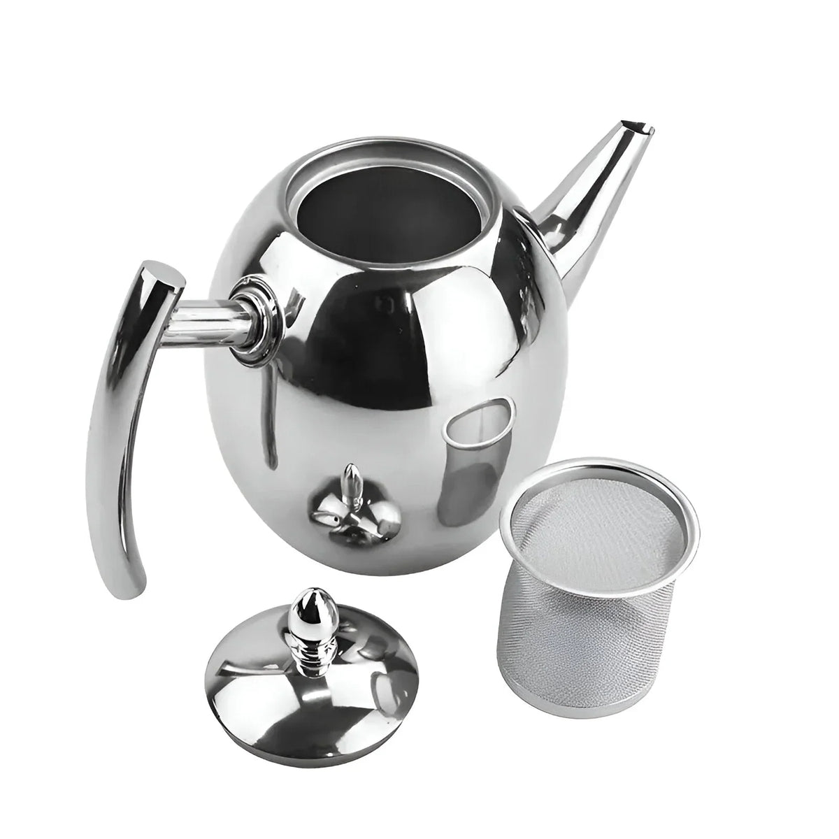 Teapot Stainless Steel Integrated Strainer 33 Oz Capacity