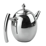 Teapot Stainless Steel Integrated Strainer 33 Oz Capacity