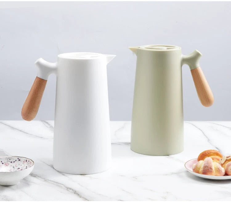 Teapot Thermos Built-In Infuser Leak-Proof 33.8 Fl Oz