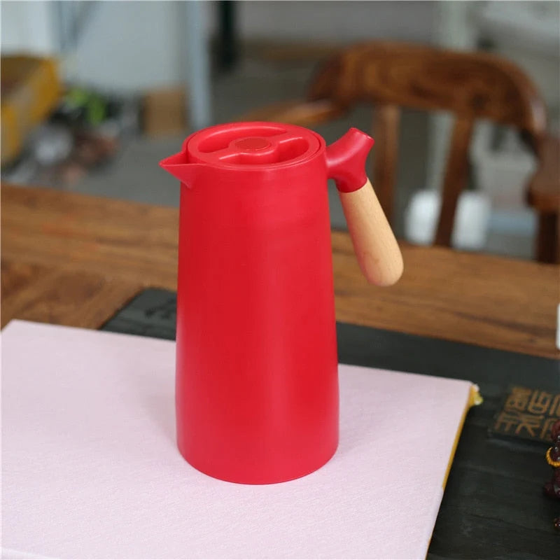 Teapot Thermos Built-In Infuser Leak-Proof 33.8 Fl Oz