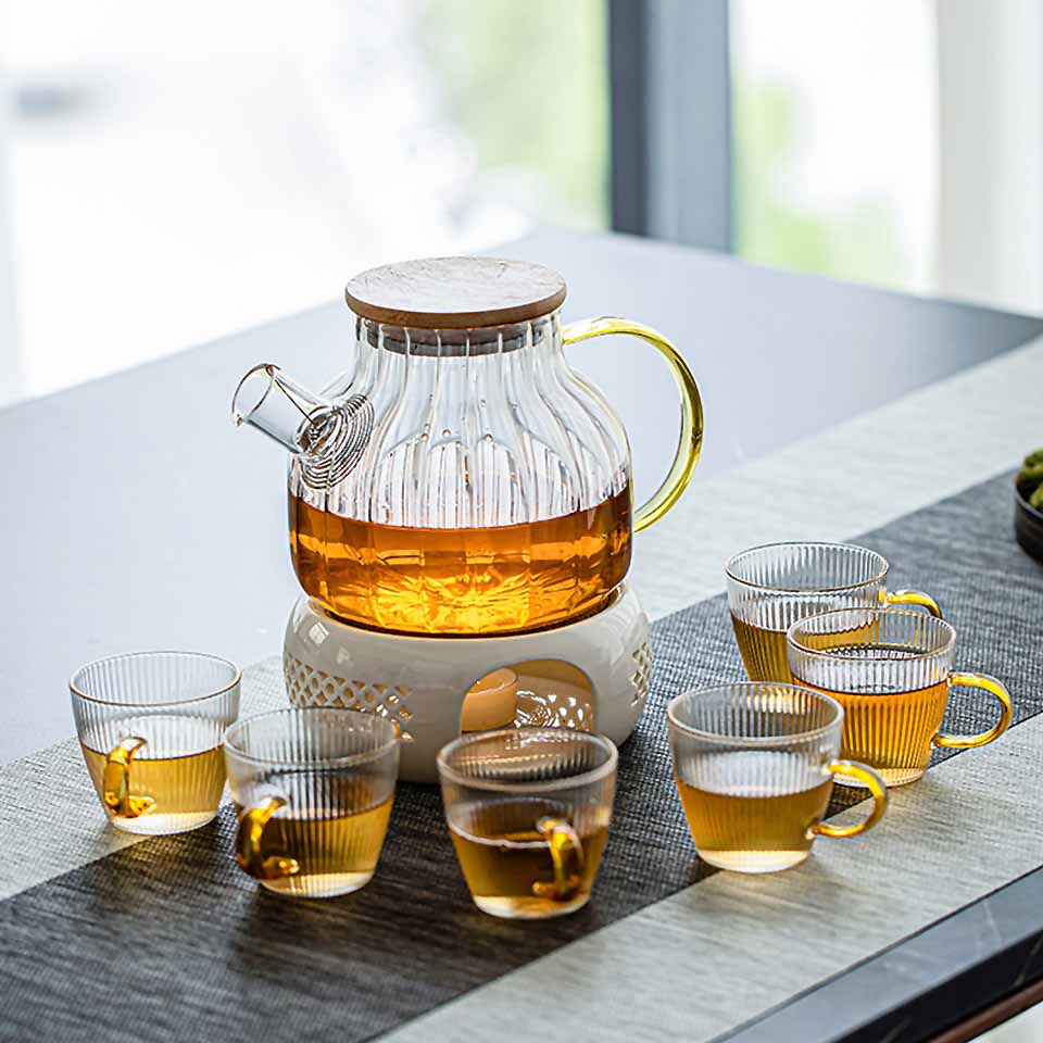 Teapot Warmer Ceramic Candle-Powered Keeps Tea Warm