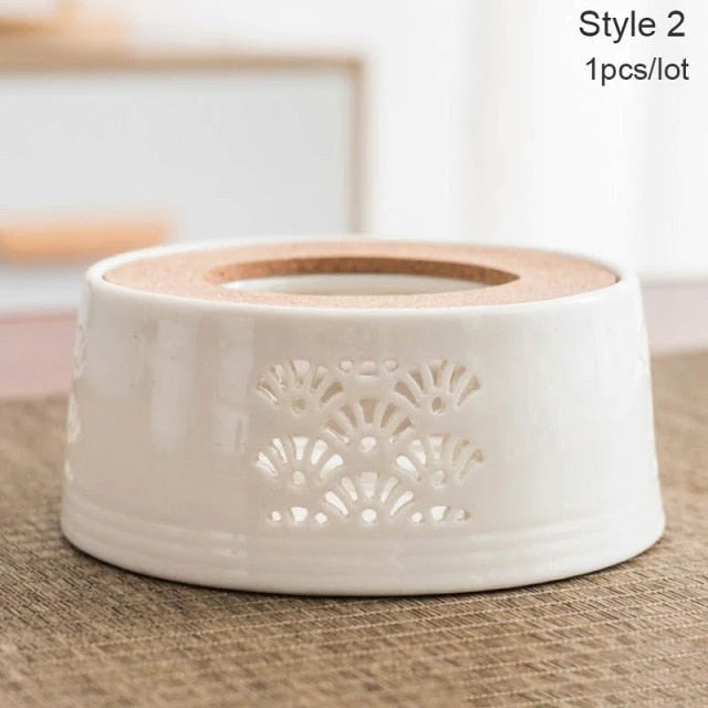 Teapot Warmer Ceramic Candle-Powered Keeps Tea Warm