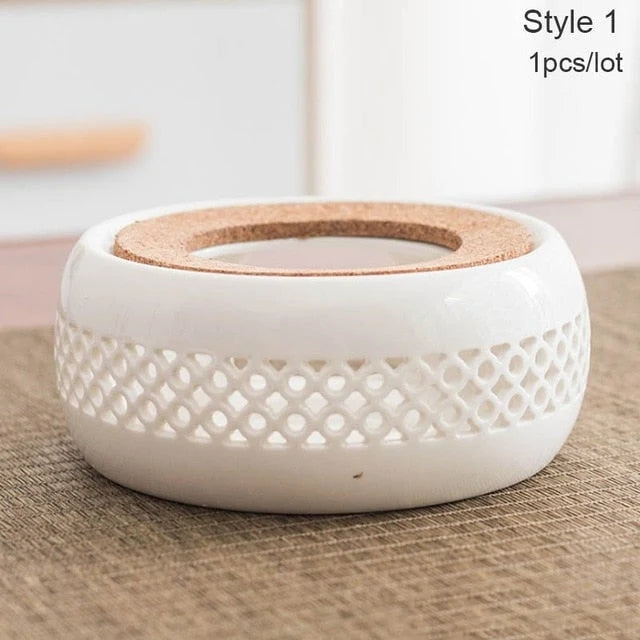 Teapot Warmer Ceramic Candle-Powered Keeps Tea Warm