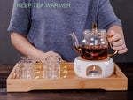 Teapot Warmer Ceramic Candle-Powered Keeps Tea Warm