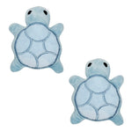 Teething Toy Plush Squeaky Turtle 2-Pack