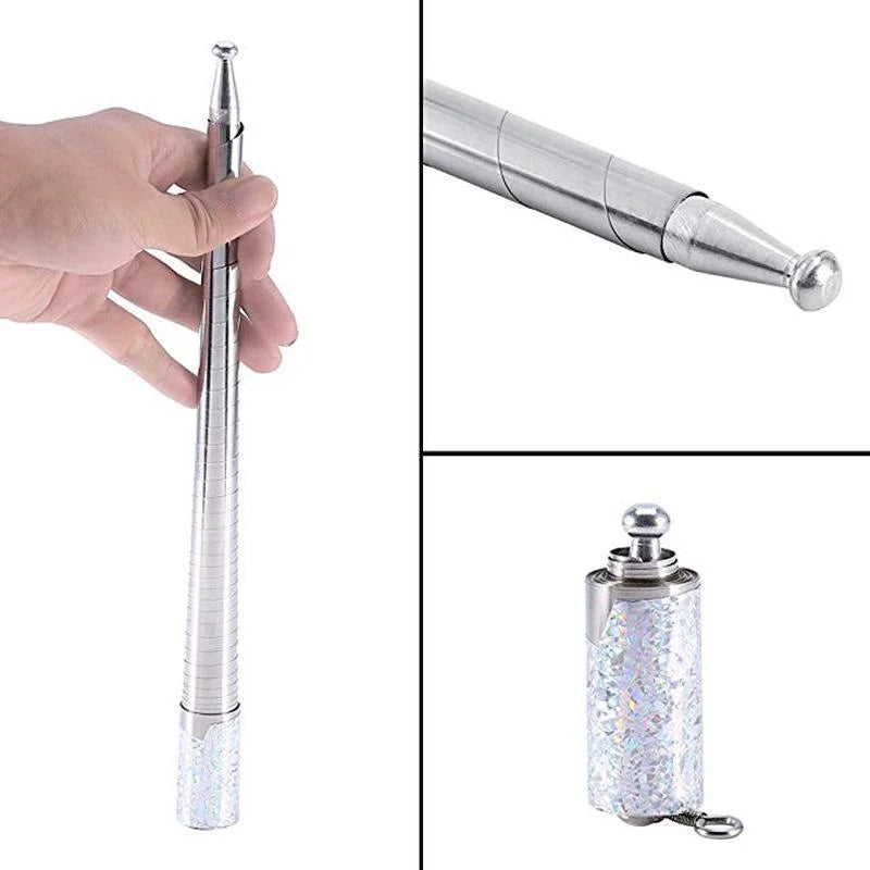 Telescopic Baton Stainless Steel Quick-Extend & Pocket-Sized