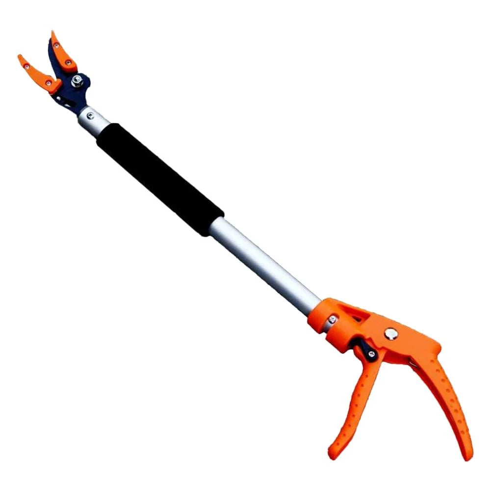 Telescopic Pruner Extendable Reach Spring-Assisted Aluminum