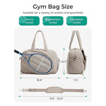 Tennis Gear Bag Spacious Water-Resistant Multiple Pockets