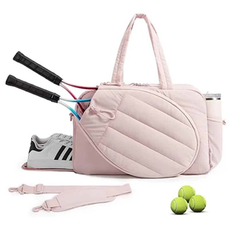 Tennis Gear Bag Spacious Water-Resistant Multiple Pockets