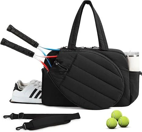 Tennis Gear Tote Bag Water-Resistant Spacious Main Compartment