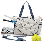 Tennis Travel Bag Weather-Resistant Spacious Padded Handles