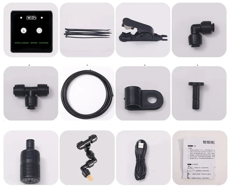Terrarium Misting System WiFi-Controlled Auto Timer & Ultra-Fine Spray