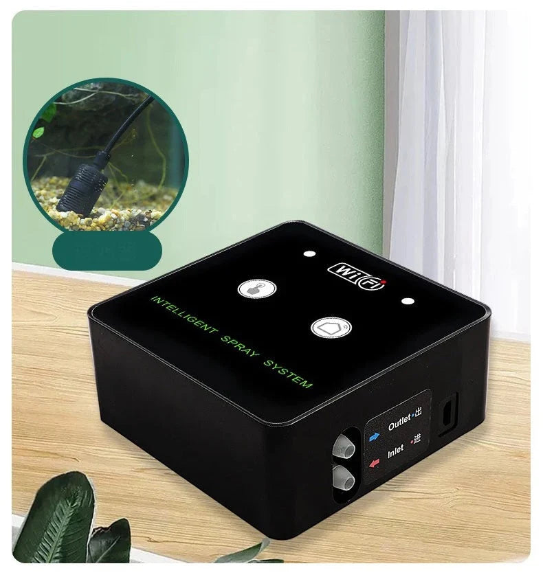 Terrarium Misting System WiFi-Controlled Auto Timer & Ultra-Fine Spray
