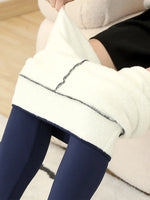 Thermal Pants Fleece-Lined High-Waisted Stretch Fit