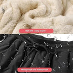 Thermal Pants Fleece-Lined Water-Repellent Zipper Pockets