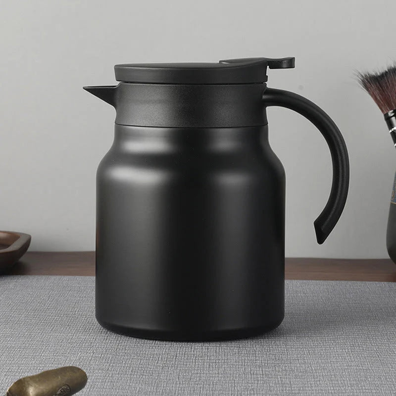 Thermos Flask 316 Stainless Steel Integrated Tea Filter One-Click Pour Spout