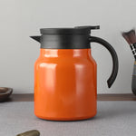 Thermos Flask 316 Stainless Steel Integrated Tea Filter One-Click Pour Spout