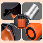 Thermos Flask 316 Stainless Steel Integrated Tea Filter One-Click Pour Spout