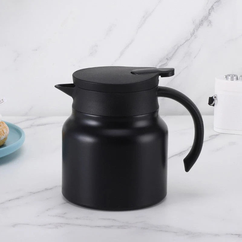 Thermos Flask 316 Stainless Steel Integrated Tea Filter One-Click Pour Spout