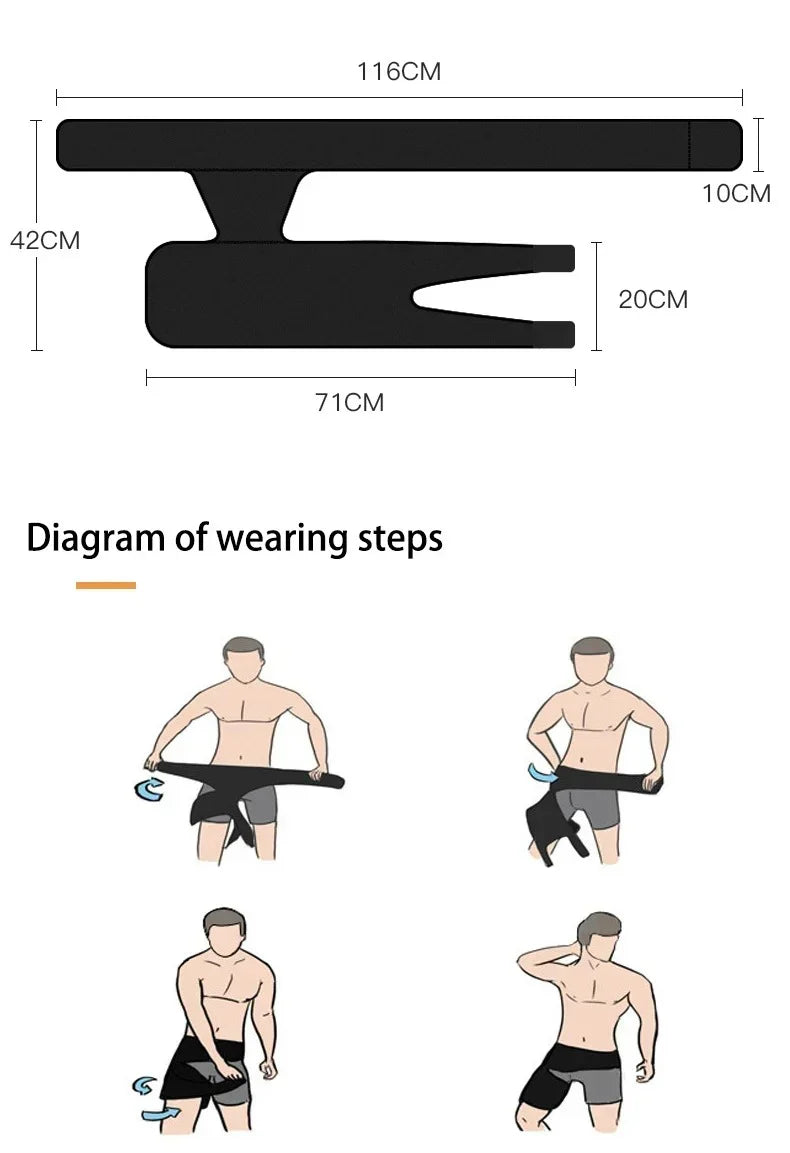 Thigh Wrap Targeted Compression Adjustable & Breathable Fit