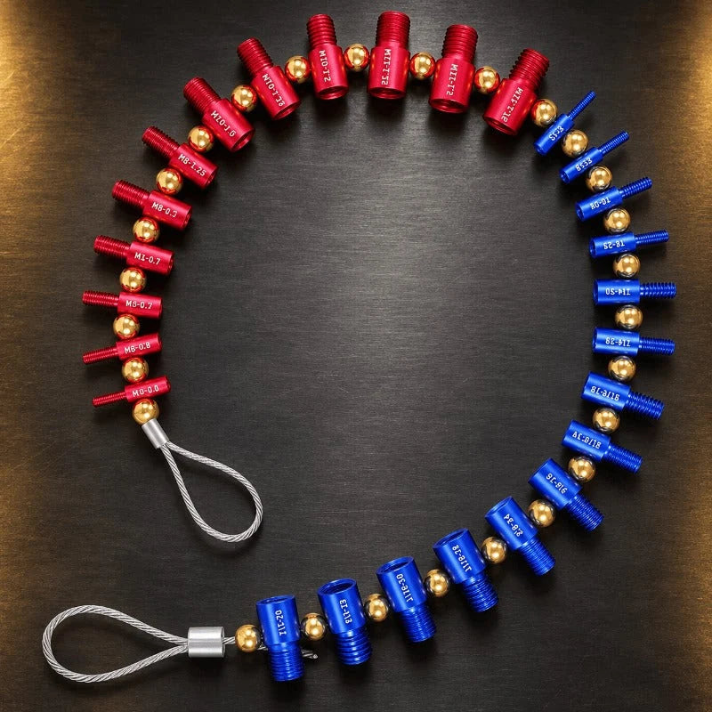 Thread Gauge Set 26 Piece Metric & Imperial