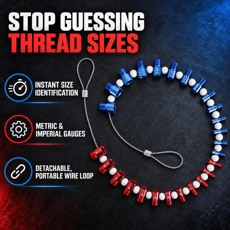 Thread Gauge Set 26 Piece Metric & Imperial