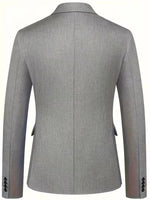 Three-Piece Suit Slim Fit Double-Breasted Waistcoat