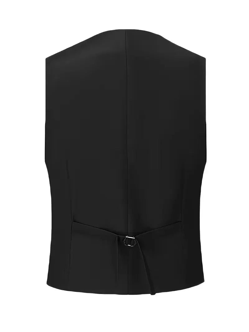 Three-Piece Suit Slim Fit Double-Breasted Waistcoat