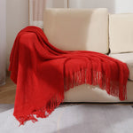 Throw Blanket Chunky Knit Machine Washable