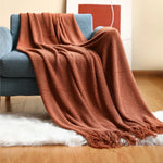 Throw Blanket Chunky Knit Machine Washable