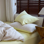 Throw Blanket Set Quilted Cotton-Linen Set of 3