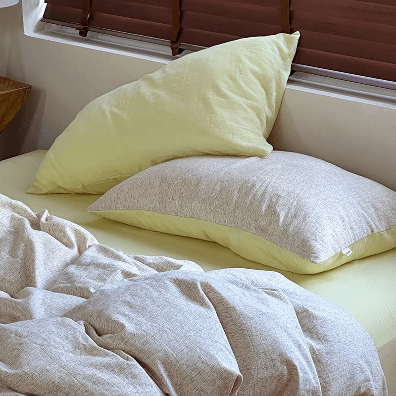 Throw Blanket Set Quilted Cotton-Linen Set of 3
