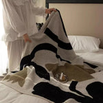 Throw Blanket Soft Microfiber Lightweight Machine Washable & Quick-Drying