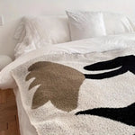 Throw Blanket Soft Microfiber Lightweight Machine Washable & Quick-Drying