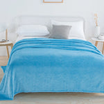 Throw Blanket Soft Velvet Lightweight Warmth Machine Washable