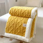 Throw Blanket Ultra-Soft Reversible Sherpa & Fleece