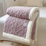 Throw Blanket Ultra-Soft Reversible Sherpa & Fleece