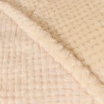 Throw Blanket Waffle Knit Microfiber Lightweight Machine Washable