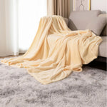 Throw Blanket Waffle Knit Microfiber Lightweight Machine Washable