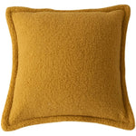 Throw Pillow 18x18 Teddy Fleece Piped Seam