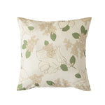 Throw Pillow Cover Cotton Canvas Hand-Tufted Embroidery Concealed Zipper