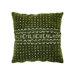 Throw Pillow Cover Cotton-Linen Jacquard Concealed Zipper