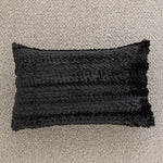 Throw Pillow Cover Hand-Tufted Squiggle Embroidery Hidden Zipper