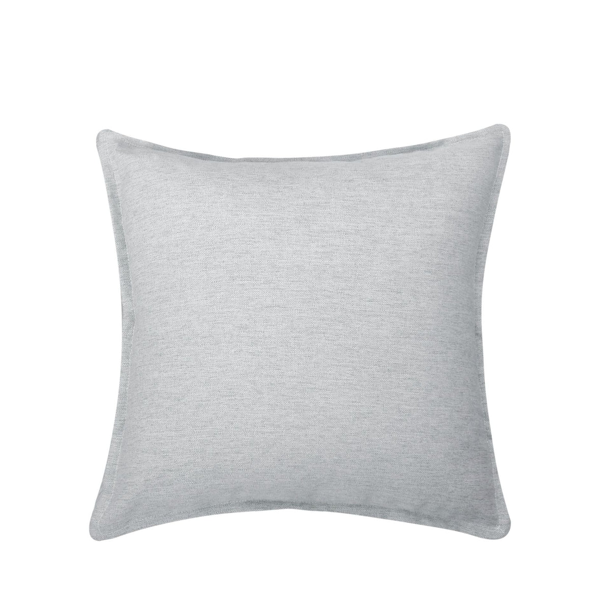Throw Pillow Cover Linen-Blend Piped Edge & Hidden Zipper