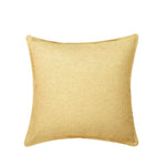 Throw Pillow Cover Linen-Blend Piped Edge & Hidden Zipper
