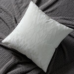 Throw Pillow Cover Low-Pile Velvet Embossed Jacquard Hidden Zipper