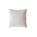 Throw Pillow Cover Ribbed Chenille Removable & Machine Washable
